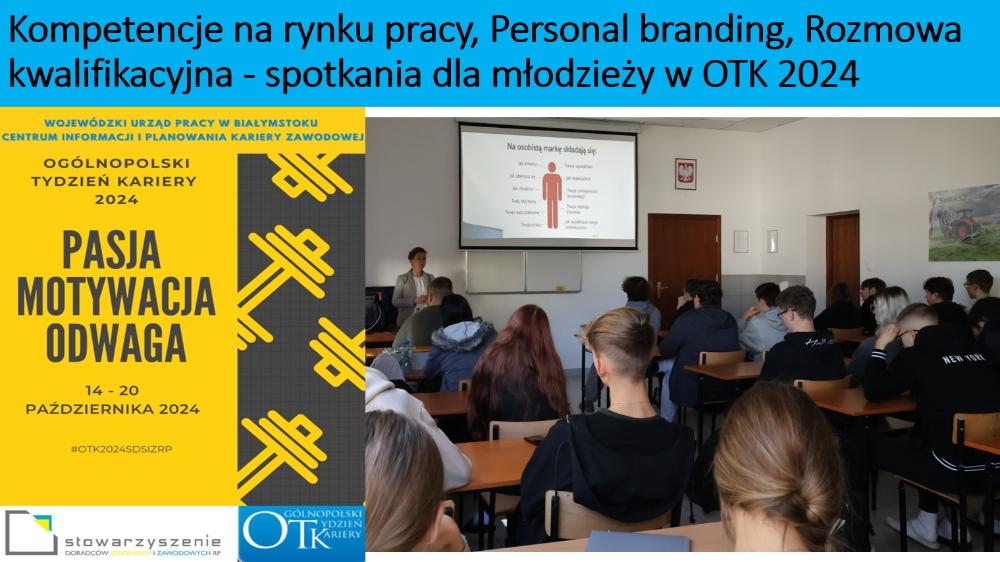 Zdjęcie galerii artykułu: OTK 2024 warsztaty nt. Personal branding - OTK 2024 warsztaty nt. Personal branding