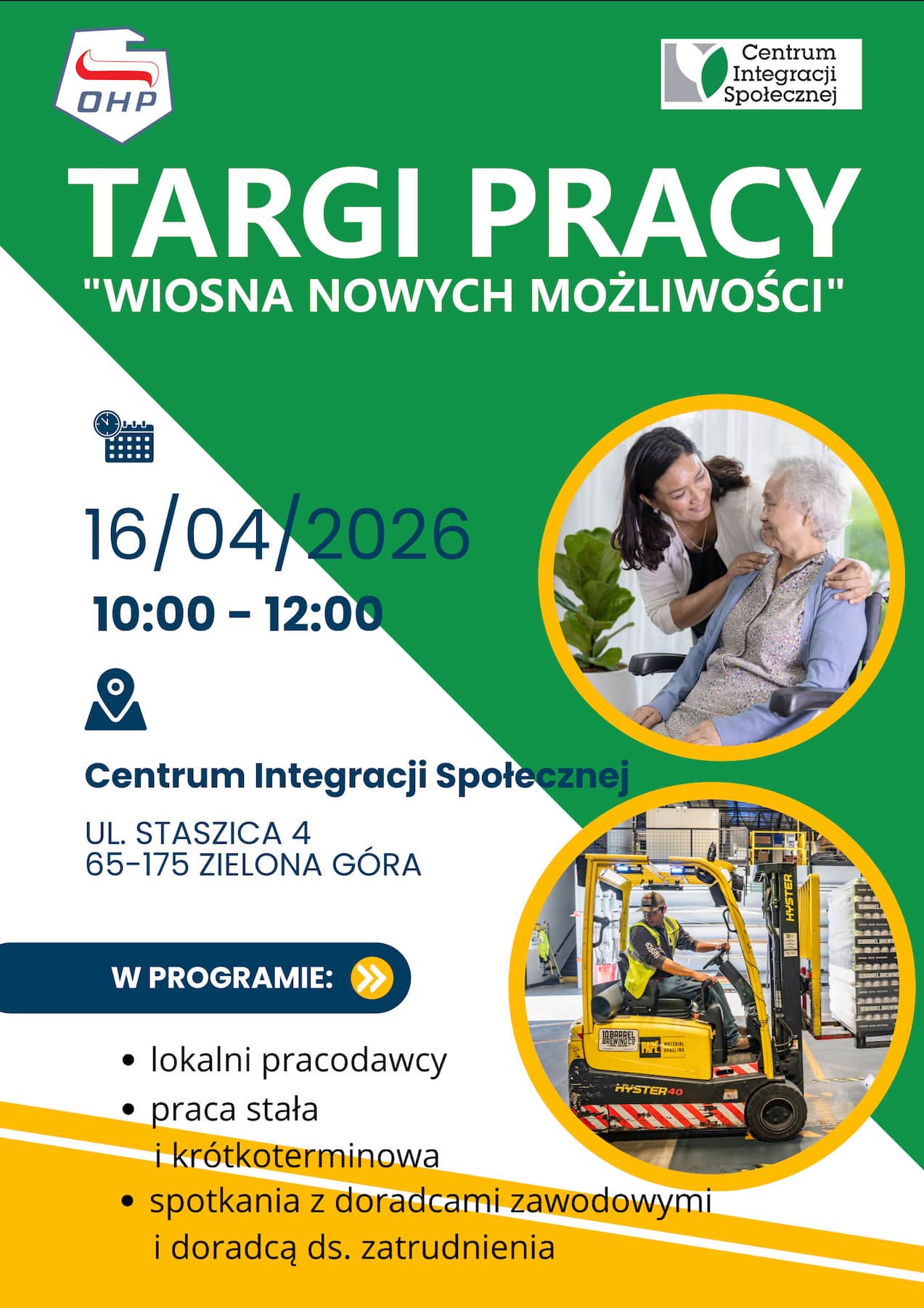 Obrazek dla: Targi Pracy „Wiosna Nowych Możliwości”