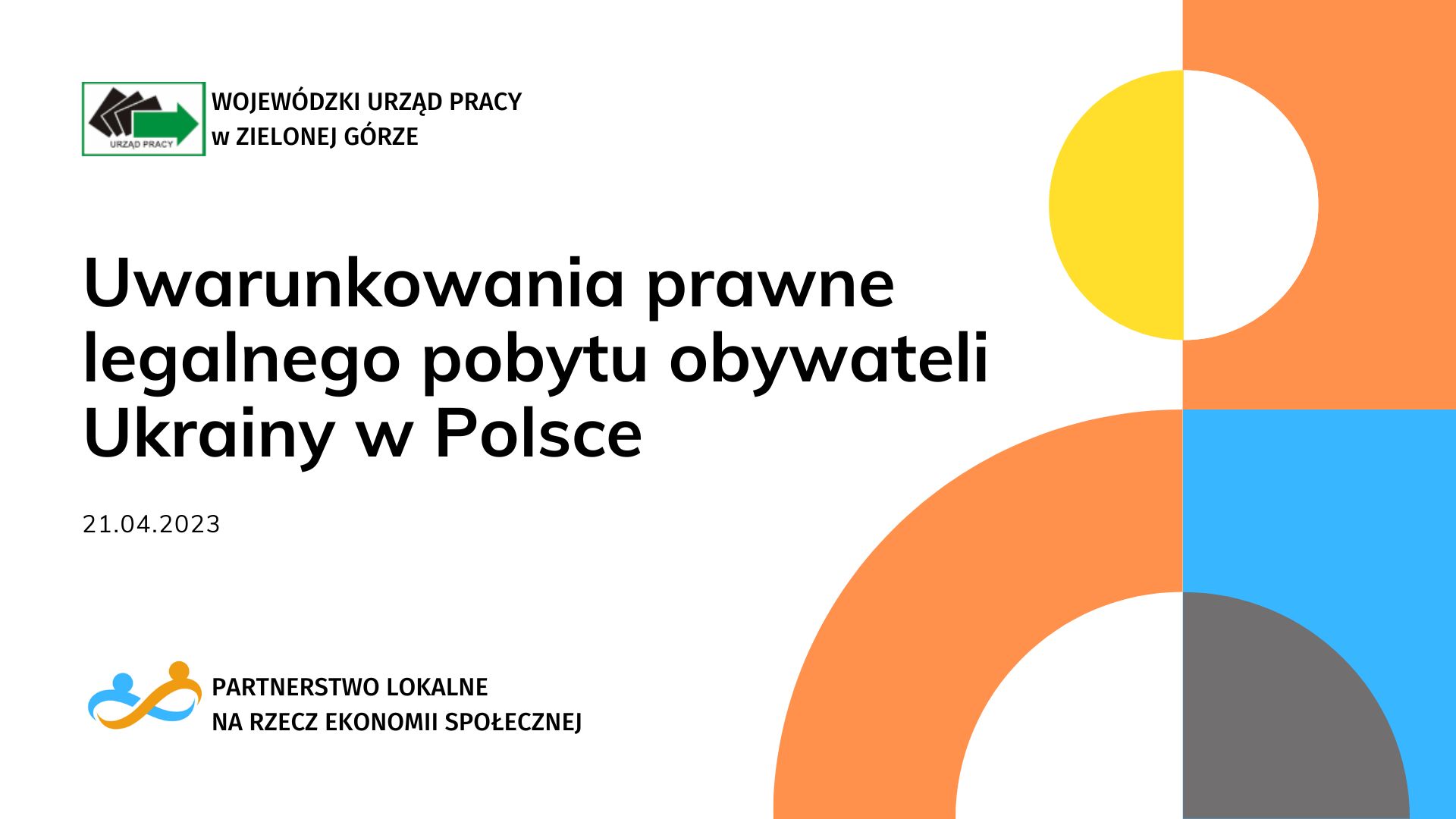 spotkanie Partnerstwa lokalnego na rzecz ekonomii społecznej plakat
