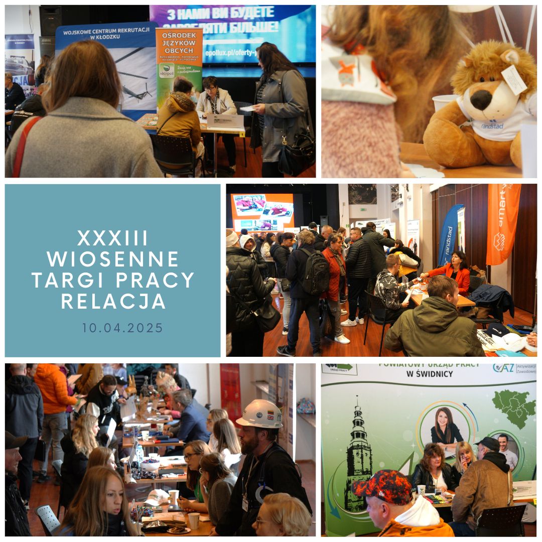Zdjęcie artykułu XXXIII Wiosenne Targi Pracy relacja z 10.04.2025 r.