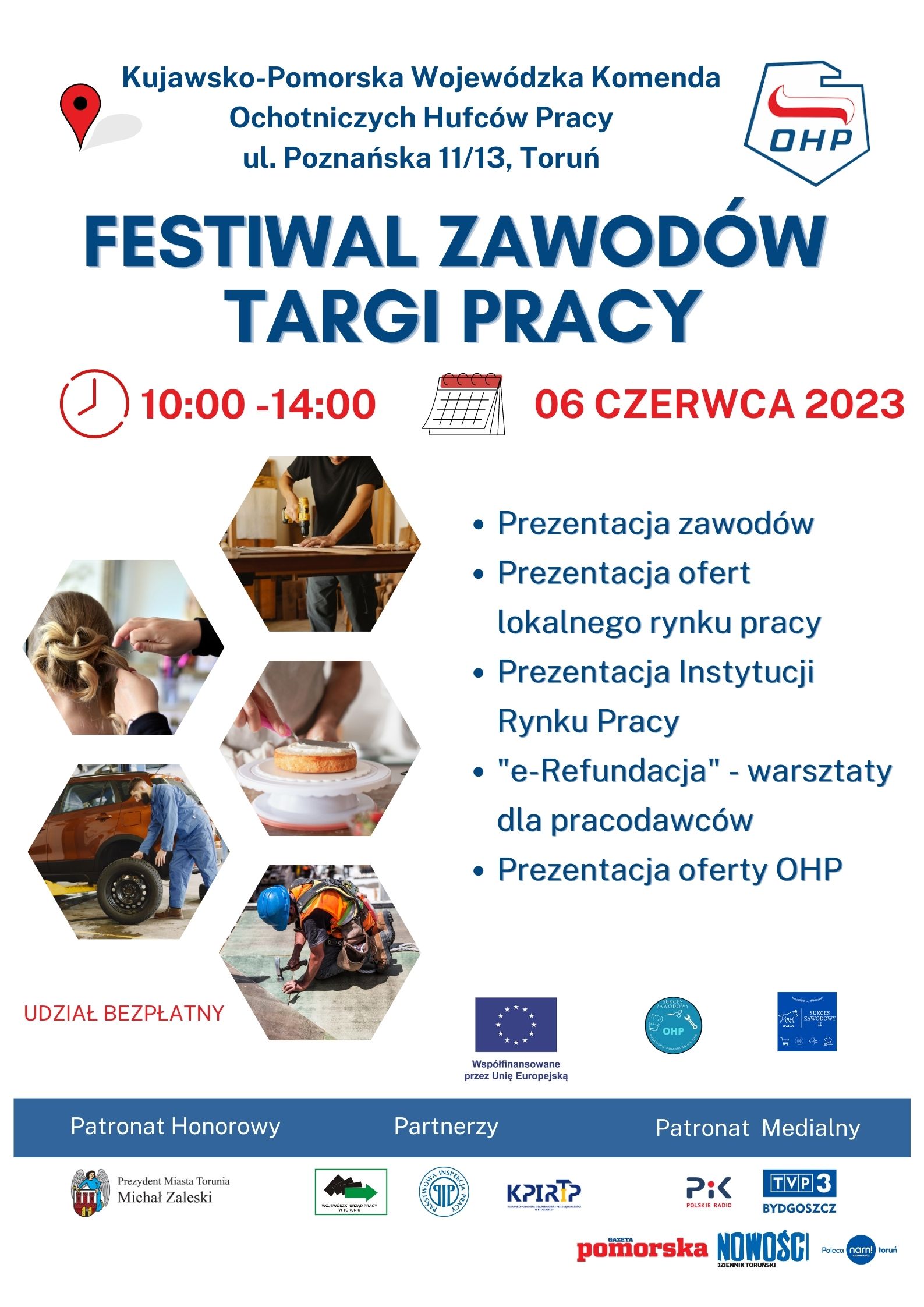 Plakat festiwalu zawodów