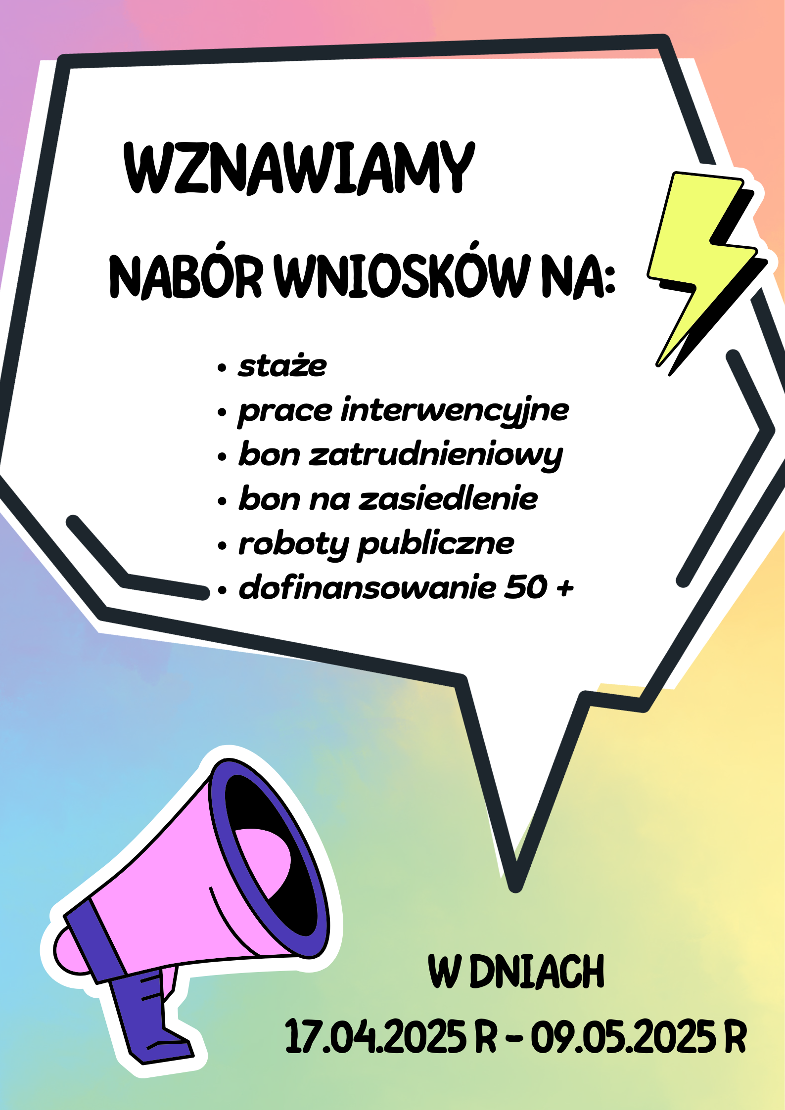 Zdjęcie artykułu UWAGA !!!! WZNOWIENIE NABORÓW