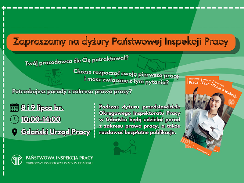 Zdjęcie artykułu Spotkanie poradniczo-informacyjne z Państwową Inspekcją Pracy w Gdańskim Urzędzie Pracy