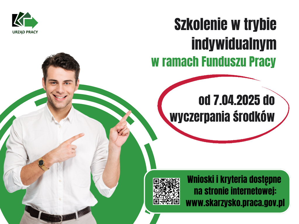 Zdjęcie artykułu Zapraszamy do składania wniosków o skierowanie na szkolenie wskazane przez osobę uprawnioną (szkolenia w trybie indywidualnym) w ramach funduszu pracy na rok 2025