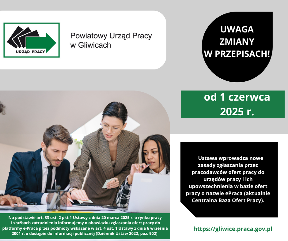 Zdjęcie artykułu Zmiany dotyczące zgłaszania ofert pracy