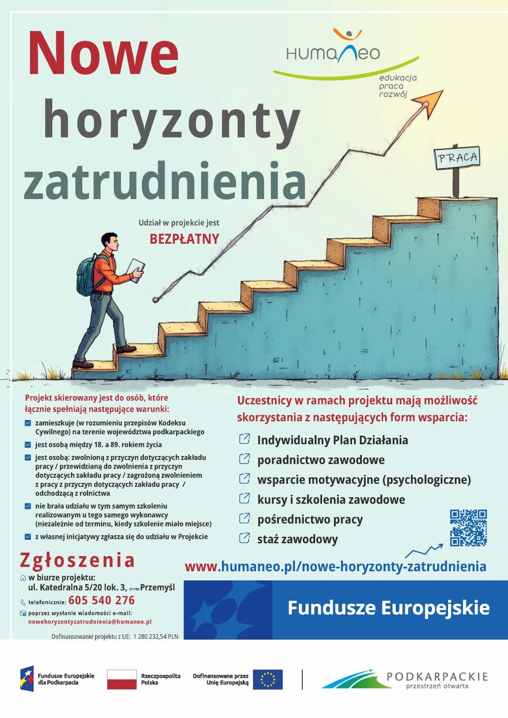 Nowe horyzonty zatrudnienia - plakat