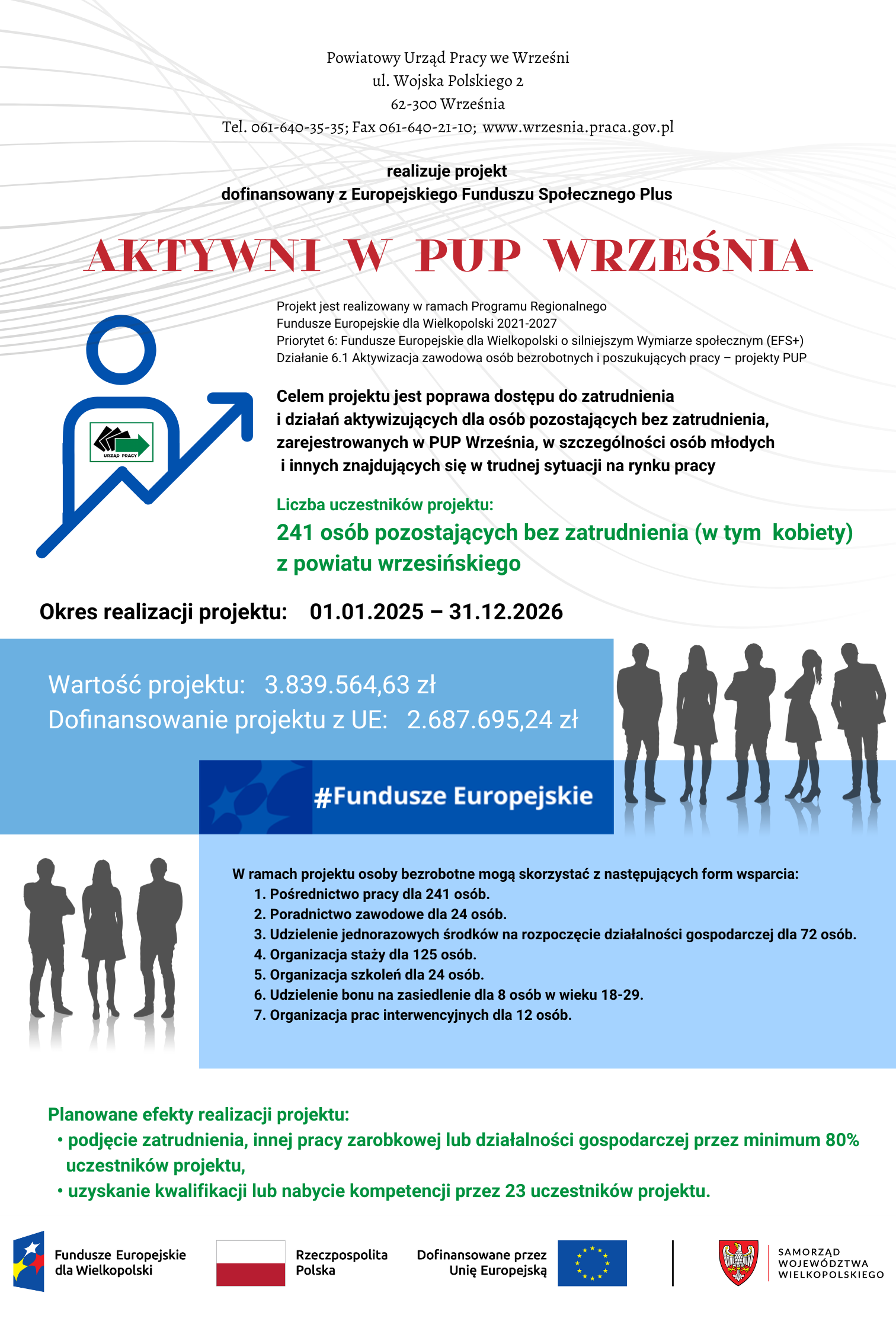 Plakat projektu EFS+