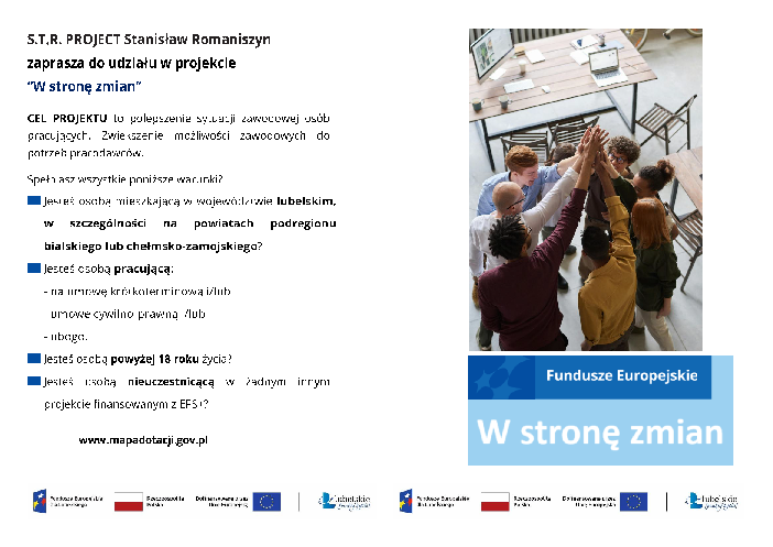 Zdjęcie artykułu "W stronę zmian"- informacja o projekcie