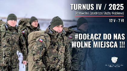 Zdjęcie artykułu Turnus IV / 2025 Dobrowolnej Zasadniczej Służby Wojskowej