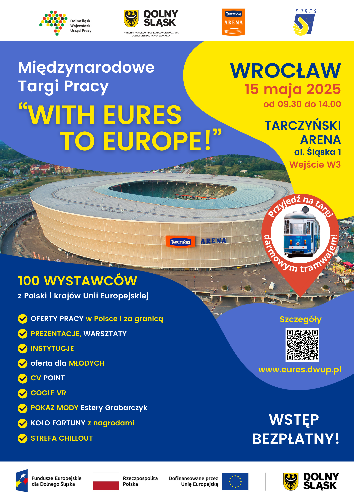 Zdjęcie artykułu Międzynarodowe Targi Pracy „WITH EURES to EUROPE” - 15 maja 2025 r.