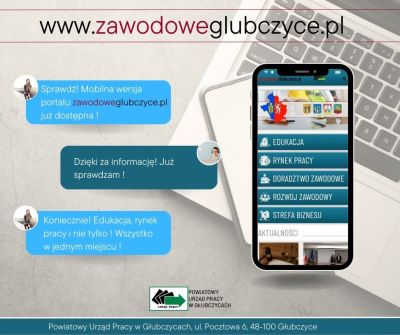 Zdjęcie artykułu Mobilna wersja strony zawodoweglubczyce.pl już dostępna!