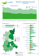 Zdjęcie artykułu Sytuacja na lubuskim rynku pracy - infografika - sierpień 2024