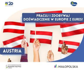 Zdjęcie artykułu Ogłoszenie WUP Kraków - Rozważasz pracę lub staż zawodowy w innym kraju europejskim? Może w Austrii?