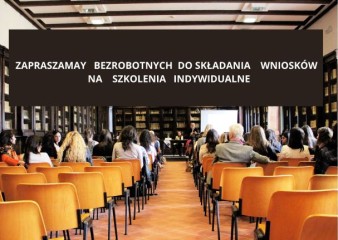 Zdjęcie artykułu NABÓR WNIOSKÓW NA SZKOLENIA INDYWIDUALNE FINANSOWANE ZE ŚRODKÓW FUNDUSZU PRACY