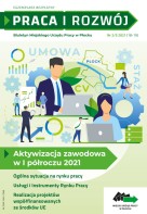 Zdjęcie artykułu Biuletyn Miejskiego Urzędu Pracy w Płocku "PRACA I ROZWÓJ" Nr 2/3 2021(18-19)